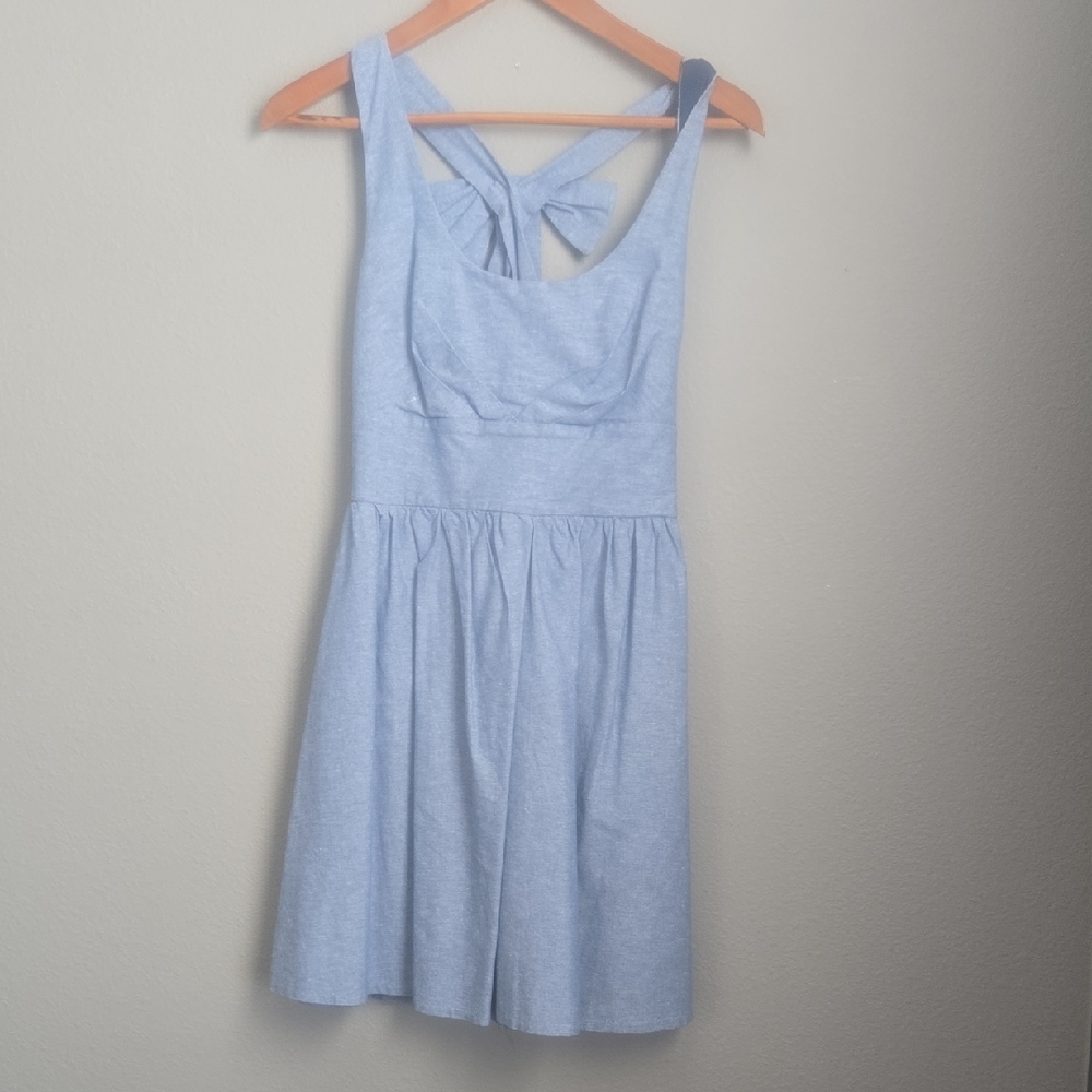 Light Blue Sleeveless Dress